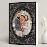 "Forget Us Not" - Holiday Cards in Coal by Petra Kern - Folded Card