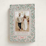 "Merry Botanical" - Holiday Cards in Pine by Elly - Folded Card