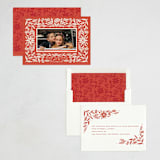 "Spruced" - Holiday Cards in Poinsettia by Amy Kross - Assembled