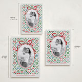 "Patchwork Christmas" - Holiday Cards in Wreath by Paper Sun Studio - Formats Available