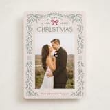 "Christmas Garland" - Holiday Cards in Ecru by Hooray Creative - Front
