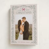 "Christmas Garland" - Holiday Cards in Ecru by Hooray Creative - Folded Card