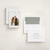 "Christmas Garland" - Holiday Cards in Sage by Hooray Creative - Assembled