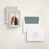 "Christmas Garland" - Holiday Cards in Ecru by Hooray Creative - Assembled