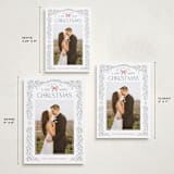 "Christmas Garland" - Holiday Cards in Sage by Hooray Creative - Formats Available