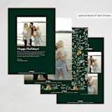 "12 days of christmas" - Holiday Cards in Evergreen by Sarah Knight - Back of Card Options
