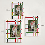 "Knitted Plaid" - Holiday Cards in Gumdrop by Carrie ONeal - Formats Available