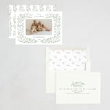 "Wreathed in Greenery" - Holiday Cards in Snow by Kristen Knechtel - Assembled
