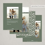 "foraged frame" - Holiday Cards in Pine by Karidy Walker - Back of Card Options
