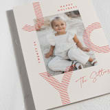 "Joyfully Striped" - Holiday Cards in Peppermint by Kristie Kern - Detail