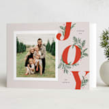 "Joyeaux" - Holiday Cards in Spice by Paper Raven Co. - Folded Card