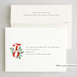 "Joyeaux" - Holiday Cards in Spice by Paper Raven Co. - FREE Recipient Addressing
