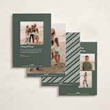 "retro vintage holiday" - Holiday Cards in Balsam by BR Designs - Back of Card Options