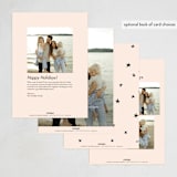 "Hand Lettered Love" - Holiday Cards in Noir by Ampersand Design Studio - Back of Card Options