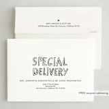 "Hand Lettered Love" - Holiday Cards in Noir by Ampersand Design Studio - FREE Recipient Addressing