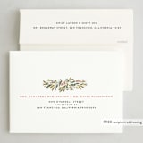 "Red Ribbon" - Holiday Cards in Ivory by iamtanya - FREE Recipient Addressing