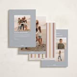 "Swiggle" - Holiday Cards in Cookie Dough by Pixel and Hank - Back of Card Options