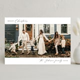 "Merry Memento" - Holiday Cards in Snow by Ashley Iwafuchi - Front