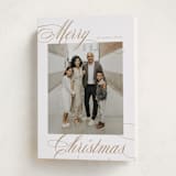 "Merry Script" - Holiday Cards in Gingerbread by Nicole Walsh - Folded Card