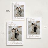 "Merry Script" - Holiday Cards in Gingerbread by Nicole Walsh - Formats Available