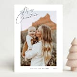 "Corner Note" - Holiday Cards in Snow by Stephanie Hawkes - Front