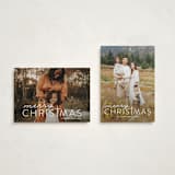 "Merry Crossmas" - Holiday Cards in Snow by Sarah Brown - Photo Orientation Options