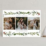 "Very Merrily" - Holiday Cards in Snow by Susan Moyal - Front