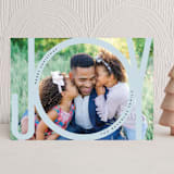 "Joy Bubble" - Holiday Cards in Frost by Beth Murphy - Front