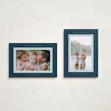 "Favorite Frame" - Holiday Cards in Blue Spruce by Alston Foster - Photo Orientation Options