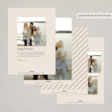 "Septet" - Holiday Cards in Chai by Jessica Williams - Back of Card Options