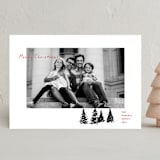 "Treelot" - Holiday Cards in Ash by Robin Ott - Front