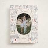 "Homeward bound" - Holiday Cards in Blue Spruce by Jennifer Wick - Front