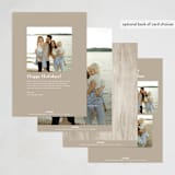 "Pine + Sprig" - Holiday Cards in Birch by Wildfield Paper Co - Back of Card