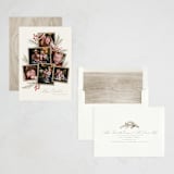 "Pine + Sprig" - Holiday Cards in Birch by Wildfield Paper Co - Assembled