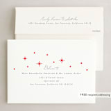 "Merry + Bright" - Holiday Cards in Rudolph by Hudson meet Rose - FREE Recipient Addressing