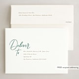 "Simply festive" - Holiday Cards in Greenery by Creo Study - FREE Recipient Addressing