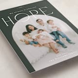 "Hope" - Holiday Cards in Fir by Blustery August - Detail