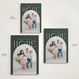 "Hope" - Holiday Cards in Fir by Blustery August - Formats Available
