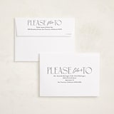 "joy aligned" - Holiday Cards in Coal by Jackie Crawford - FREE Recipient Addressing