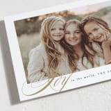 "Golden Joy" - Holiday Cards in Caramel by Brooke Chandler - Detail