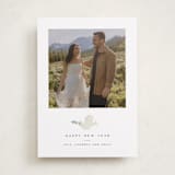 "Papercut Dove" - Holiday Cards in Spruce by Paula Pecevich - Front