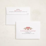 "Swan Carols" - Holiday Cards in Stocking by Cindy Reynolds - FREE Recipient Addressing