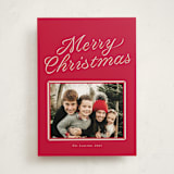 "frame ribbon" - Holiday Cards in Candy Cane by Vivian Yiwing - Front