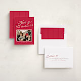 "frame ribbon" - Holiday Cards in Candy Cane by Vivian Yiwing - Assembled