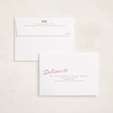 "frame ribbon" - Holiday Cards in Candy Cane by Vivian Yiwing - FREE Recipient Addressing