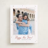 "Frosted Berries" - Holiday Cards in Cranberry by Lottie Aldarwish - Front