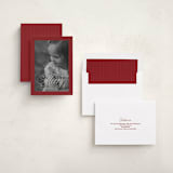 "Boldly Merry" - Holiday Cards in Garnet by Karen Kaul - Assembled