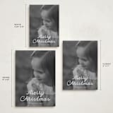 "Script Note" - Holiday Cards in Cotton by Baumbirdy - Formats Available