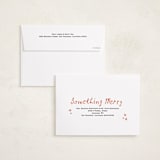 "Laughing" - Holiday Cards in Cider by Christie Garcia - FREE Recipient Addressing