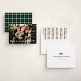 "Merry In Every Way" - Holiday Cards in Snow by Paper Raven Co. - Assembled
